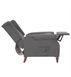 Fauteuil inclinable Gris clair Tissu