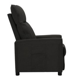 Fauteuil inclinable Noir Tissu