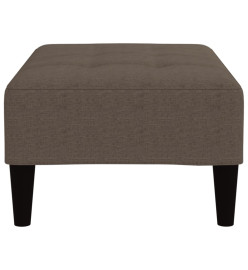 Tabouret Taupe Tissu en microfibre