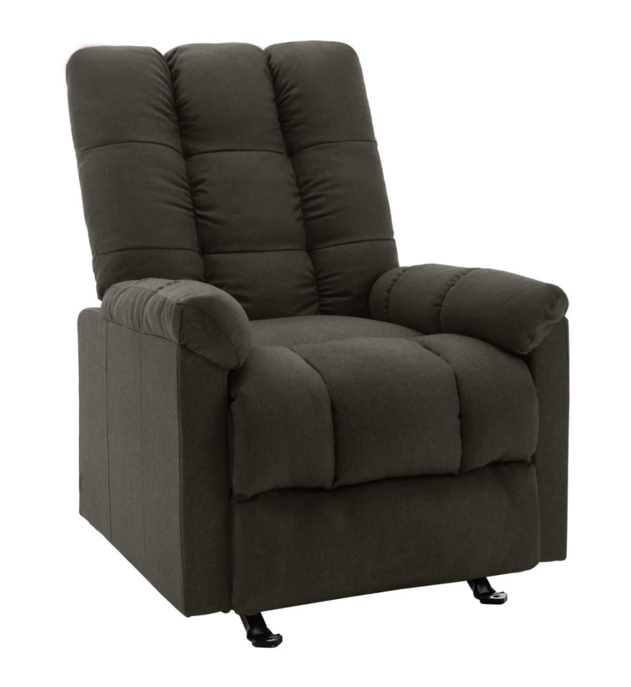 Fauteuil inclinable Taupe Tissu