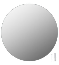 Miroirs muraux 2 pcs 40 cm Rond Verre