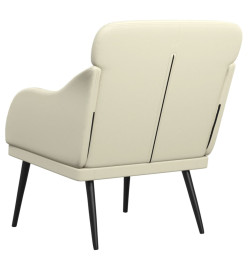 Fauteuil Crème 63x76x80 cm Similicuir