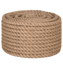 Corde de jute 50 m de long 24 mm d'épaisseur