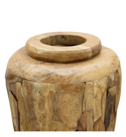 Vase de décoration 40 x 100 cm Bois de teck solide