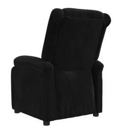 Fauteuil inclinable noir velours