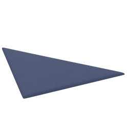 Panneaux muraux 12 pcs Bleu 30x30 cm Tissu 0,54 m²