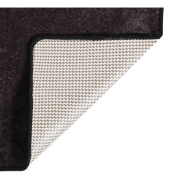 Tapis lavable anthracite 120x170 cm antidérapant