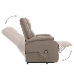 Fauteuil Taupe Tissu