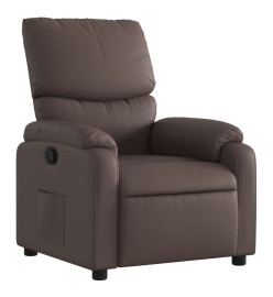 Fauteuil inclinable Marron Similicuir