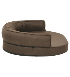 Matelas de lit ergonomique pour chien 90x64 cm Aspect de lin