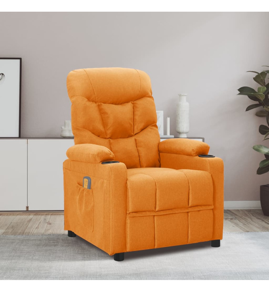 Fauteuil de massage Jaune Tissu