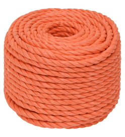 Corde de travail Orange 24 mm 50 m Polypropylène