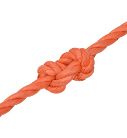 Corde de travail Orange 24 mm 50 m Polypropylène