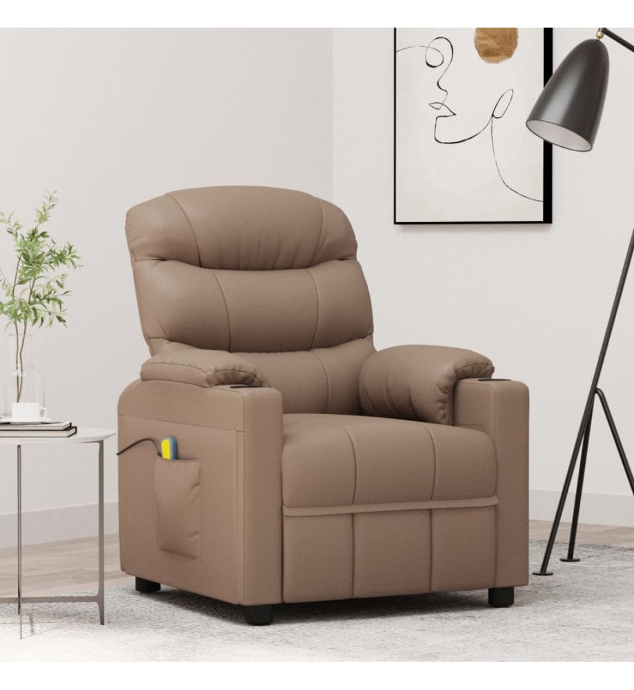 Fauteuil de massage Cappuccino Similicuir