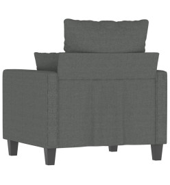 Fauteuil Gris foncé 60 cm Tissu