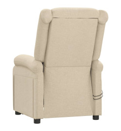 Fauteuil électrique de massage Crème Tissu