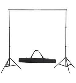 Kit de studio avec toile de fond blanche 600x300 cm et lumières