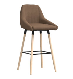 Tabouret de bar Taupe Tissu