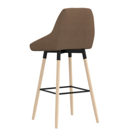 Tabouret de bar Taupe Tissu