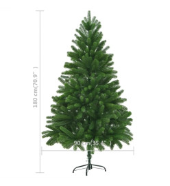 Arbre de Noël artificiel pré-éclairé 180 cm vert