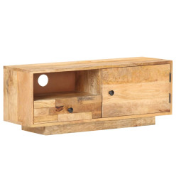 Meuble TV 90x30x35 cm Bois massif de manguier