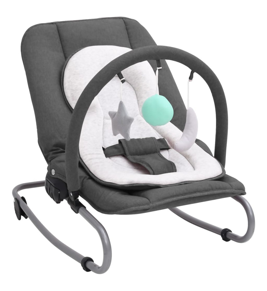 Transat pour bébé Anthracite Acier