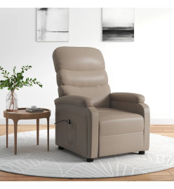 Fauteuil inclinable électrique Cappuccino Similicuir