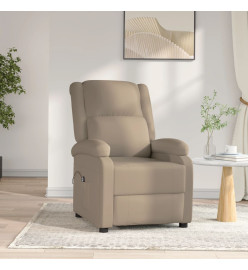 Fauteuil inclinable électrique Cappuccino Similicuir