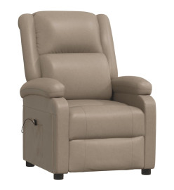 Fauteuil inclinable électrique Cappuccino Similicuir