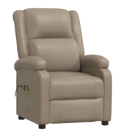 Fauteuil de massage électrique Cappuccino Similicuir