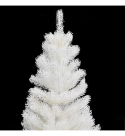 Arbre de Noël artificiel pré-éclairé blanc 90 cm