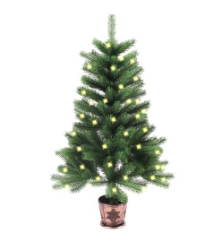 Arbre de Noël artificiel pré-éclairé 65 cm vert