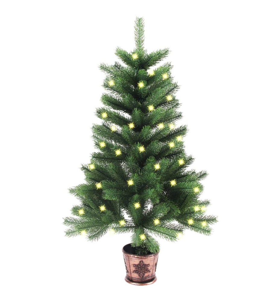 Arbre de Noël artificiel pré-éclairé 65 cm vert