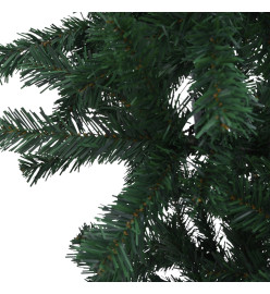 Arbre de Noël artificiel renversé pré-éclairé vert 210 cm