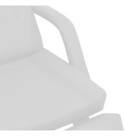 Chaise de traitement de beauté Similicuir Blanc 180x62x78 cm