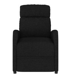 Fauteuil inclinable électrique Noir Tissu