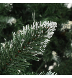 Sapin de Noël artificiel pré-éclairé et pommes de pin 150 cm