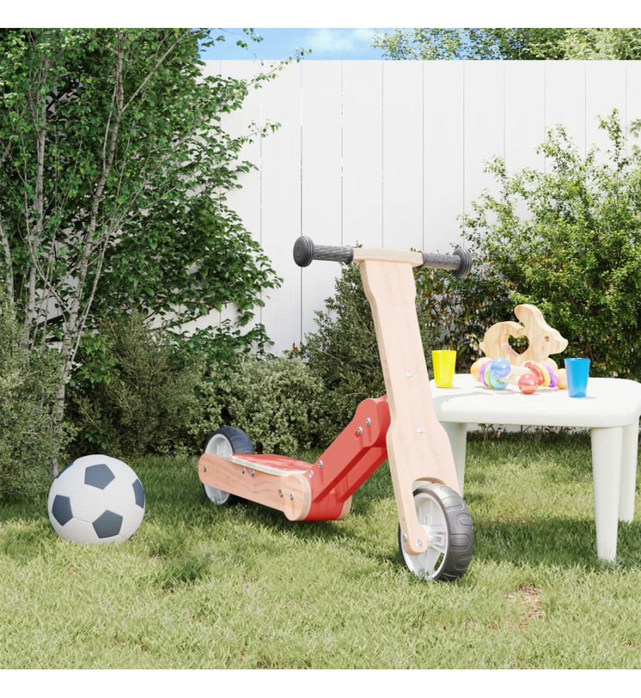 Trottinette pour enfants 2-in-1 rouge