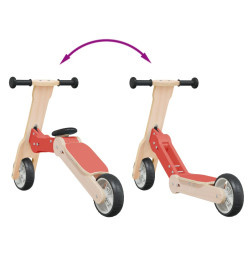 Trottinette pour enfants 2-in-1 rouge