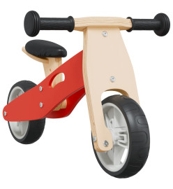 Vélo d'équilibre pour enfants 2-in-1 rouge