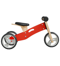 Vélo d'équilibre pour enfants 2-in-1 rouge