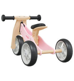 Vélo d'équilibre pour enfants 2-in-1 rose