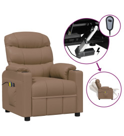 Fauteuil de massage électrique Cappuccino Similicuir