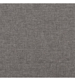 Canapé 3 places et oreillers et coussins Gris foncé 210cm Tissu