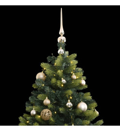 Sapin de Noël artificiel articulé 300 LED et boules 240 cm