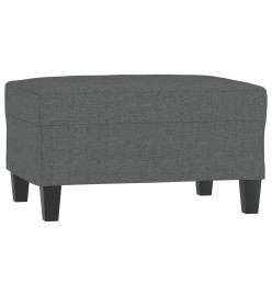 Ensemble de canapés 4 pcs coussins gris foncé tissu