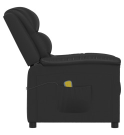 Fauteuil de massage Noir Similicuir