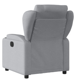 Fauteuil inclinable Gris clair Tissu