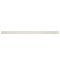 Dessus de table Blanc Ø60x2,5 cm Bois de pin massif