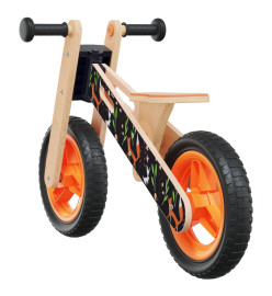 Vélo d'équilibre pour enfants imprimé orange